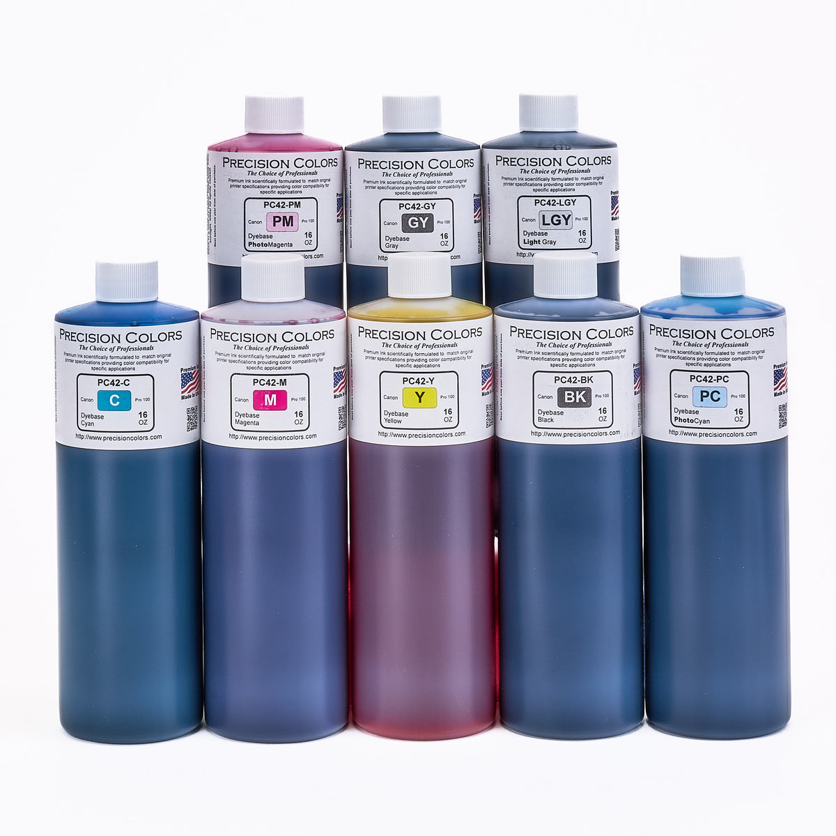 Canon CLI-42 Ink Set for PIXMA PRO-100 / PRO-100S – 16 oz (8 Colors)