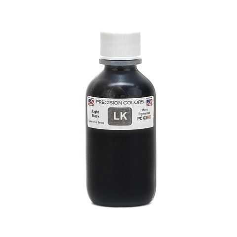 Precision Colors PCK3HD Light Black pigment ink, 2 oz bottle