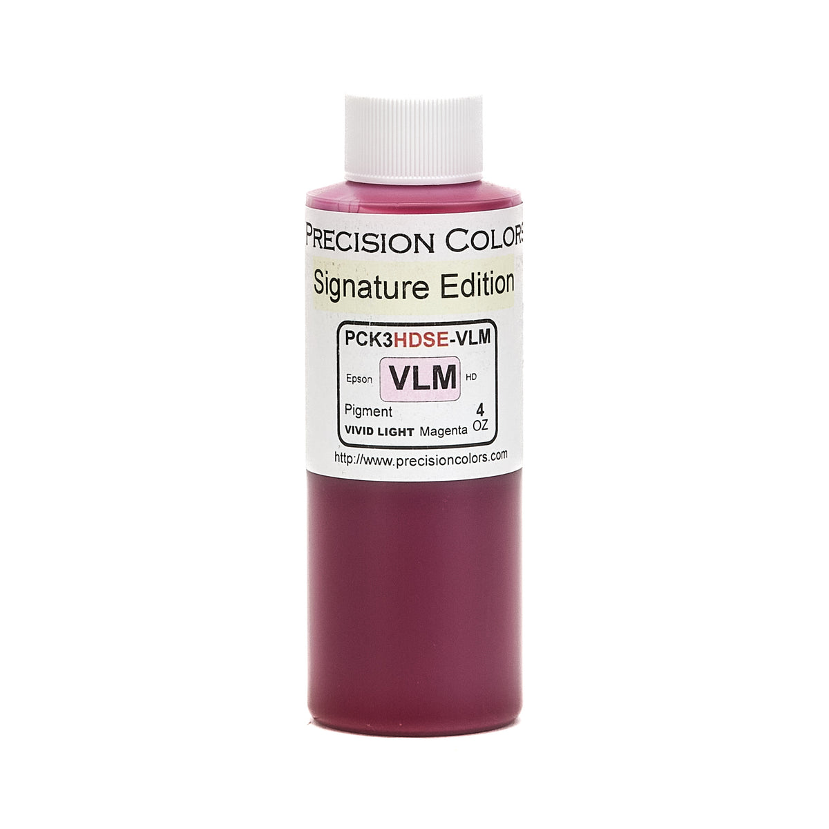 Precision Colors PCK3HD Vivid Light Magenta pigment ink, 4 oz bottle