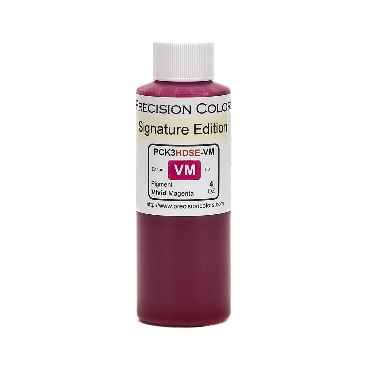 Precision Colors PCK3HD Vivid Magenta pigment ink, 4 oz bottle
