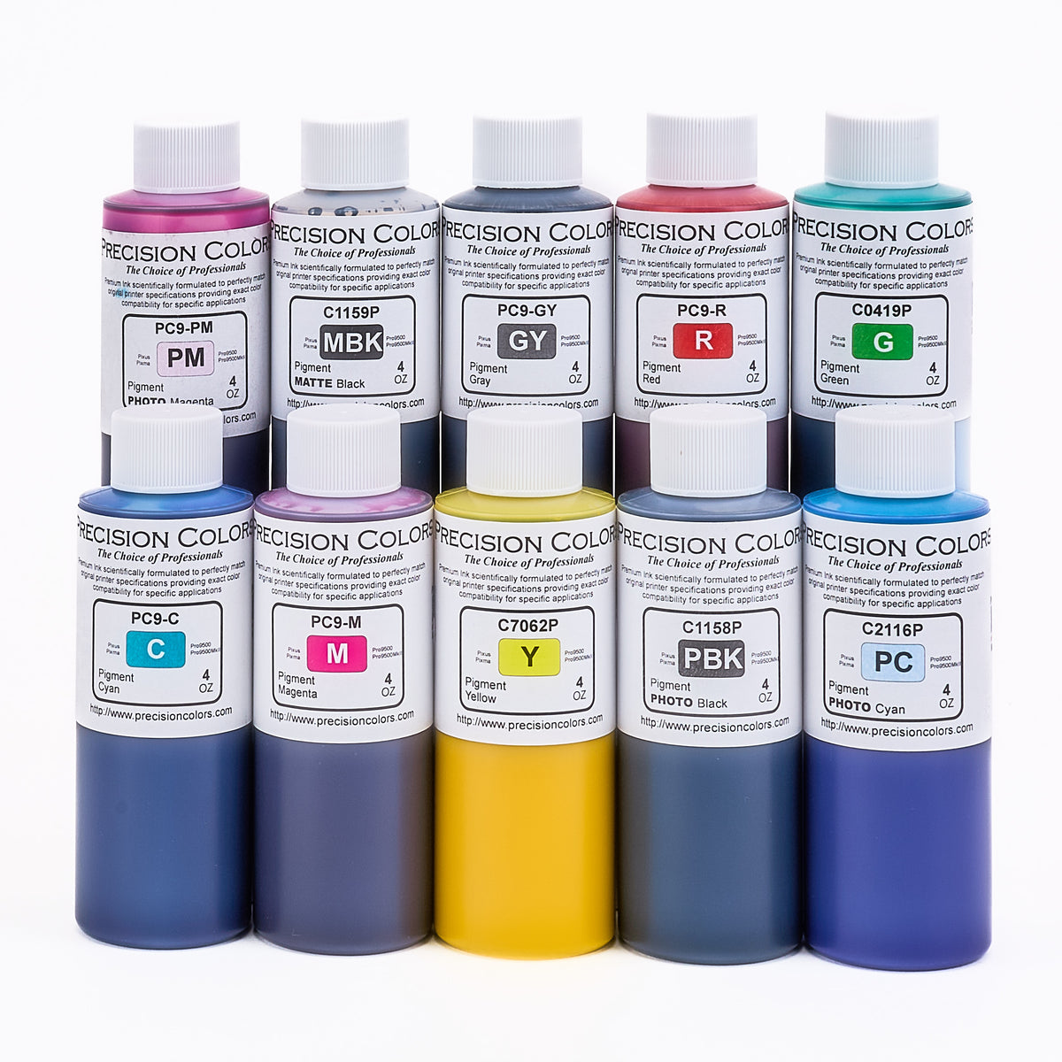 Canon PGI-9 Ink Set for PIXMA Pro9500 / Pro9500 MkII – 4 oz (10 Colors)
