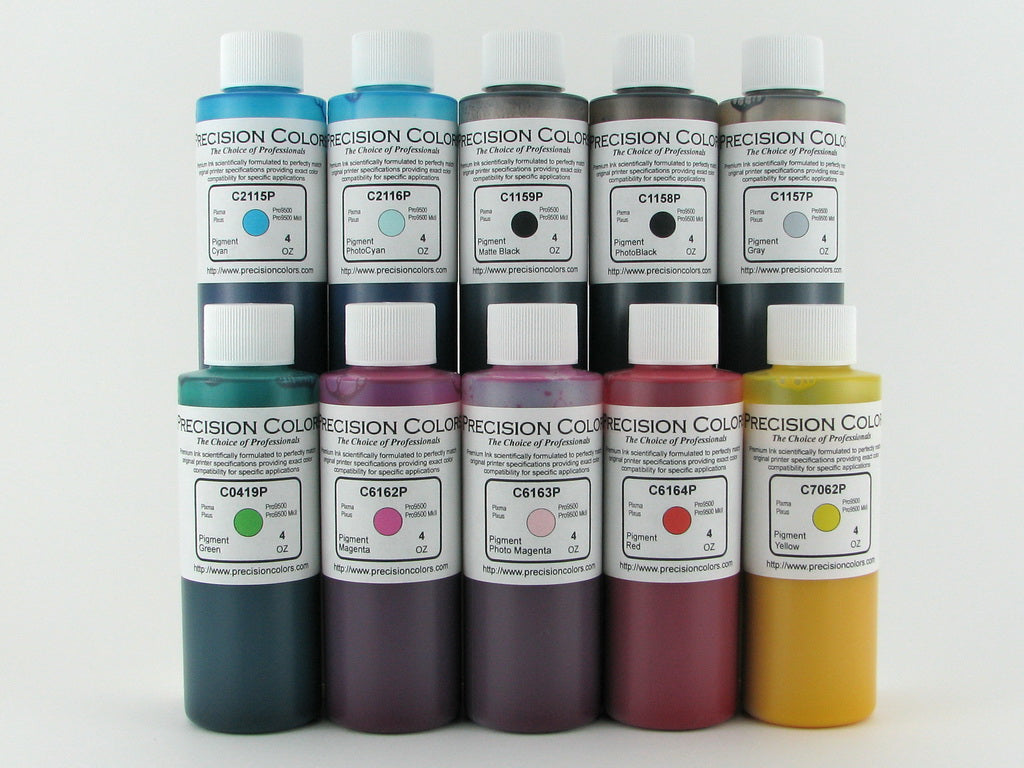 Canon PGI-9 compatible ink set, 4 oz, 10 colors